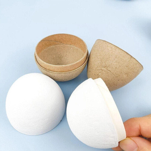 DIY Paper Mache Easter Eggs Unfinished Blank 12 Pcs 1