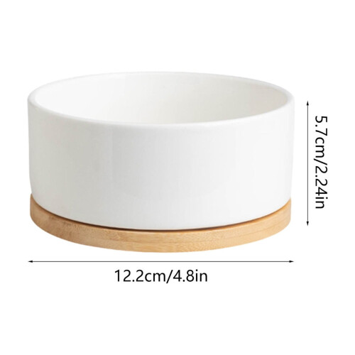 USB Heated Thermostatic Pet Water Bowl Ceramic 1 pc 1