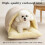 Cozy Monster Cat Bed – Πλενόμενη σκηνή σπηλαίου για γάτες εσωτερικού χώρου και μικρά 3