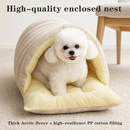 Cozy Monster Cat Bed – Πλενόμενη σκηνή σπηλαίου για γάτες εσωτερικού χώρου και μικρά 2