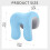 Comfortable Neck Support Cushions Memory Foam Pillow for Napping and Travel Relaxation 3