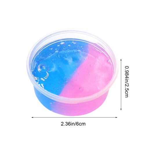 Crystal Slime Sensorial Kit Gradient Color DIY Noodle Pulling Creative Modeling Clay για Αισθητηριακή Διασκέδαση 2
