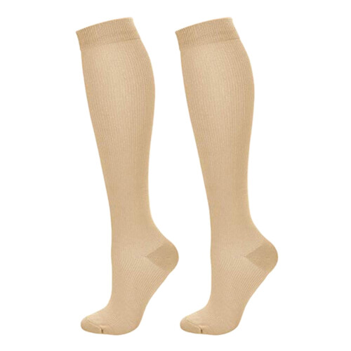 Women's Compression Socks Over-the-Knee Cotton Lace 1