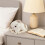 Plush Toy with Bed 5.5 Inch White 5