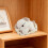 Plush Toy with Bed 5.5 Inch White 6