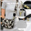 Bolsa transversal feminina impermeável com estampa de vaca e manchas. 5