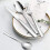 Stainless Steel Flatware Set Square Edge 60-Piece 4