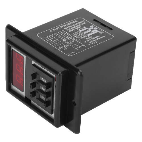 Low Power Consumption Dual Timer Relay Waterproof And Dustproof Adjustable Delay Time Range Time Switch Control Industrial Automation Applications 1