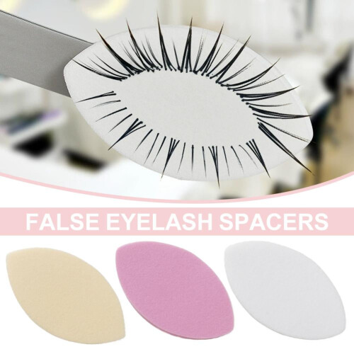 Soft Sponge False Eyelash Pads Lash Extension Tool Reusable Makeup Beginners Q3 2