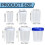 Plastic Small Measuring Cup with Scale K 100 Ml with Lid, Food Storage 3