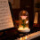 Warm Glow Preserved Flower Night Light USB Powered 6