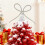Metal Rhinestone Bow Tree Topper Silver 11.22x7.28 in 8