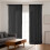 Solid Color Sheer Curtains Black 51x39in Rod Pocket 1pc 5