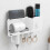 Wall Mounted Sponge Holder Drain Rack for Sink 4