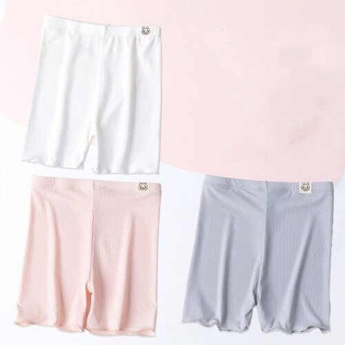AWZXDE Girls3Pack Σορτς από ανάμεικτο ύφασμα για κορίτσια, άνετα εσώρουχα με φιόγκο και 2