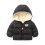 Kids Hooded Puffer Jacket Gray Bear Print130 2