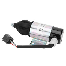 Motorzubehör Abschaltmagnetventil mit Eisengehäuse, 24 V DC, korrosionsbeständig, langlebig, leicht austauschbar, stabile Leistung,