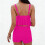 Bikini da donna a due pezzi con top a fascia e boxer 5