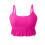 Bikini da donna a due pezzi con top a fascia e boxer 7