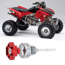 4,3 Zoll Aluminiumlegierung Motorrad-Ölmessstab Messgerät für 125CC ATV Scooter Rot