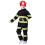 Costume da pompiere per bambini di 5-6 anni, ideale per feste e spettacoli. 4