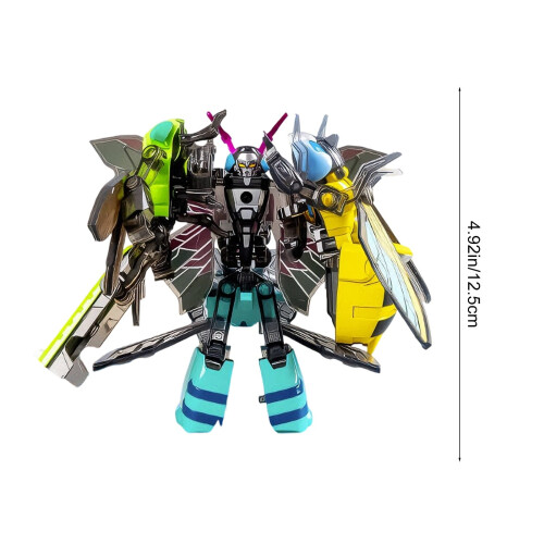 Large Alloy Insect Mech Deformation Assembly Robot Simulation Model with Expansion Combination for Advanced Play 2