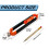 Woodworking Measuring Tool – Precision Adjustable Carpenter Ruler with Pencil, Compatible with DIY & Construction 3