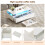High Gloss Coffee Table with 2 drawer 11
