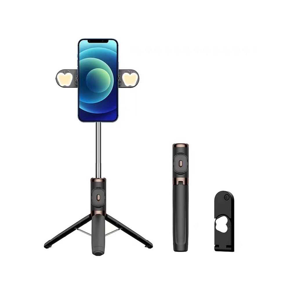Telescopic Selfie Stick Tripod With Detachable Led Modules And Quick Release Bluetooth Shutter Functionality Light 9551475279626