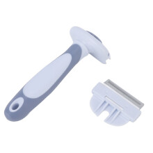 Undercoat Brush For Pets With Fine Craftsmanship And Six Processing Steps Ensuring Gentle Fur Removal That Massages Skin And Includes One Click Hair