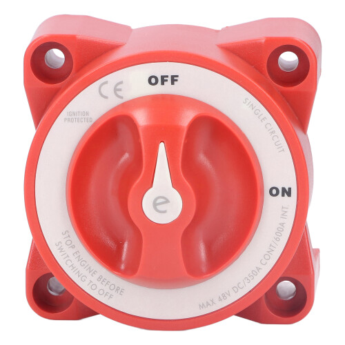 350A Battery Switch ON/OFF Isolator, ABS+Copper, IP66, M10 1