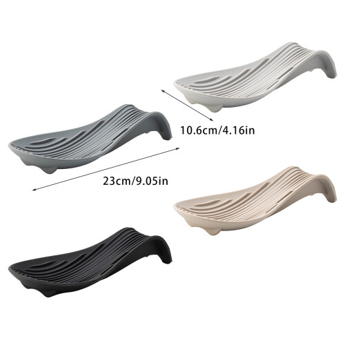 Silicone Spoon Rest Kitchen Utensil Holder 1 Piece 2