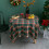 Christmas Plaid Round Tablecloth 4
