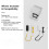Type-C Phone Handset for Mobile Phones, Smartphone Receiver with Mic & Speaker, Compatible with Android 5