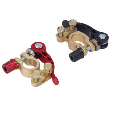 Positive Negative Battery Terminal Connectors Quick Release Disconnection, Corrosion Resistant Brass Terminals for Electrical Conductivity and Wide