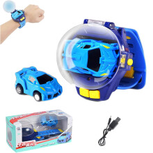 Reloj de juguete inalámbrico con control remoto para niños, luz LED antiinterferencias de 2,4 GHz, carga USB, regalo interactivo con tapa de un