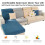 Magic Sofa Covers Magic Sofa Couch Covers Strapazierfähiger Universal-Sofabezug Stretch für Ecksofas (Großer Einzelsitzbezug/Blau) 7