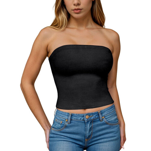 Γυναικεία Σουτιέν Shapewear 3 τεμαχίων, Στράπλες, με Ενσωματωμένο Ράφι, Casual, Χακί M 2