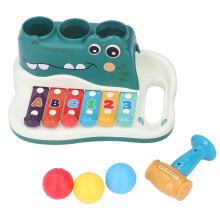 Educatieve muziekinstrumenten voor baby's en peuters: piano, keyboard, drumstel, elektronische xylofoon, educatief speelgoed met lichtjes voor