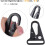 Μεγεθυμένα κλιπ στόματος HK Hook Heavy Duty Snap Hooks Sling Clips για σακίδιο πλάτης Paracord για 3