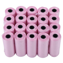 Sustainable Alternative Dog Waste Bags, Tear Resistant Leak Proof Bags Thick Plastic Odor Minimizing Unscented Plastic Bags with Dispenser Included