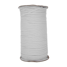 High Elasticity Knit Elastic Durable White Elastic Strap Heat Fusible Ends for Sewing and Home Decor