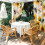 Tende da esterno impermeabili con occhielli, stile rustico con girasoli 4