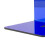 Acrylic Blue L Shape Bookend 130g Thickened Desktop Organizer 7