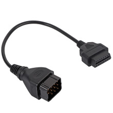 OBD1 till OBD2GM fordonskompatibel adapter, diagnostiskt förlängningsverktyg Plug and Play med hållbar kontakt och stabil transmission som