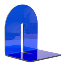 Acrylic L-Shaped Book End 130.0 g Translucent Blue