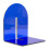 Acrylic L-Shaped Book End 130.0 g Translucent Blue 1