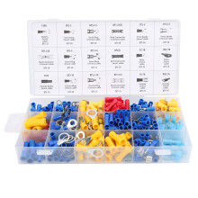 Crimping Terminal Connectors Wire Connectors Kit Tin-Plated Brass Color Recognition Thick Copper Cylinders Insulated Wire Connectors Electrical