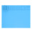 Silicone Paint Mat w Cup 435g 19.3x15.4in Blue 7