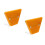 2Pcs Weatherproof Reflective Driveway Markers Yellow Pc Iron Materials 9